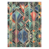 Classic Boho Jazzy Geometric Elegantes Design Tischdecke (Vorderseite)