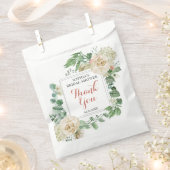 Classic Boho Rose Floral Brautparty Vielen Dank Geschenktütchen (Ausgeschnitten)
