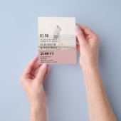 Classic BOLD FOTO OVERLAY Wedding Invite BUDGET Flyer (Gruppe)