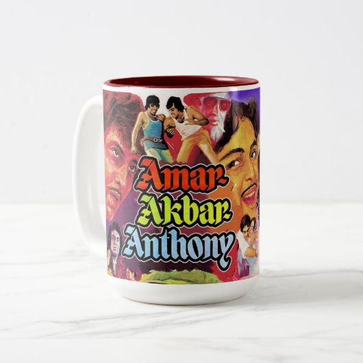 Classic Bollywood Tasse — Amar Akbar Anthony (Vorderseite Links)