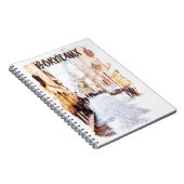 Classic Bordeaux Frankreich Wasserfarbenreise Notizblock (Rechte Seite)