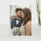 Classic Border Ivory and Gold Timeless Wedding Einladung (Rückseite)