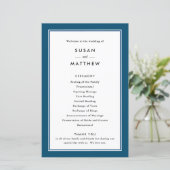 Classic Border Navy Blue, Paper Programm (Stehend Vorderseite)