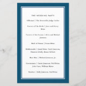 Classic Border Navy Blue, Paper Programm (Rückseite)