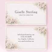 Classic Botanical Neutral Visitenkarte