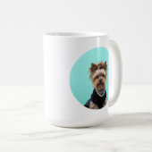 Classic Breakfast Poster Yorkshire Terrier Yorkie Kaffeetasse (VorderseiteRechts)