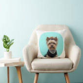 Classic Breakfast Poster Yorkshire Terrier Yorkie Kissen (Stuhl )