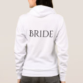 Classic Bride Hoodie Sweatshirt (Rückseite)