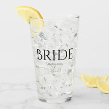 Classic Bride Tumbler Glass
