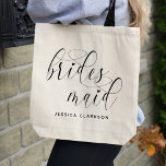 Classic Bridesmaid Tote Bag Tragetasche<br><div class="desc">Das ist eine klassische,  aber schöne Tottasche,  die ein perfektes Geschenk machen würde!</div>