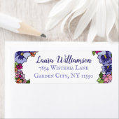 Classic Bright Floral Illustration Address (Insitu)