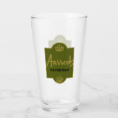 Classic British Novelty Gift Glas (Rückseite)