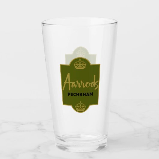 Classic British Novelty Gift Glas (Vorderseite)