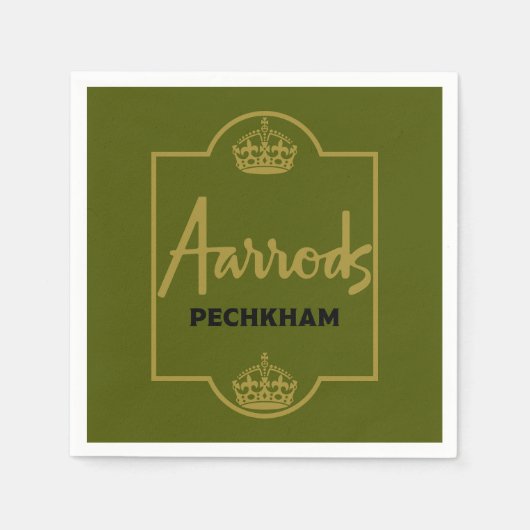 Classic British Novelty Gift Serviette (Vorderseite)