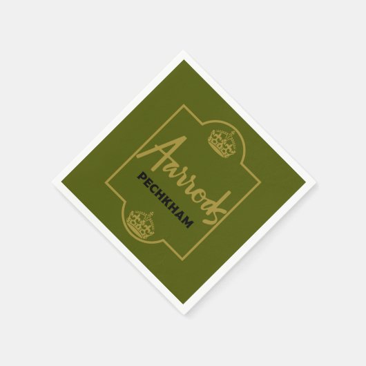 Classic British Novelty Gift Serviette (Ecke)