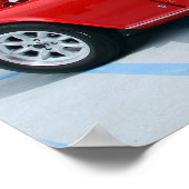 Classic British Sports Car Poster (Ecke)
