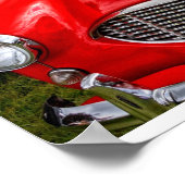 Classic British Sports Cars Poster (Ecke)
