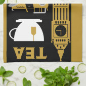 Classic British Tea Drinkers Geschirrtuch (Gefaltet)