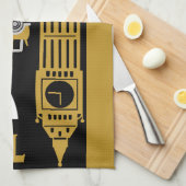 Classic British Tea Drinkers Geschirrtuch (Viertel Falte)