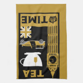 Classic British Tea Drinkers Geschirrtuch (Vertikal)