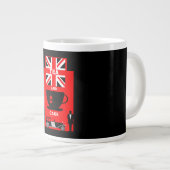 Classic British Tea Drinkers Jumbo-Tasse (Vorderseite Rechts)