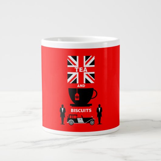 Classic British Tea Drinkers Jumbo-Tasse (Vorderseite)
