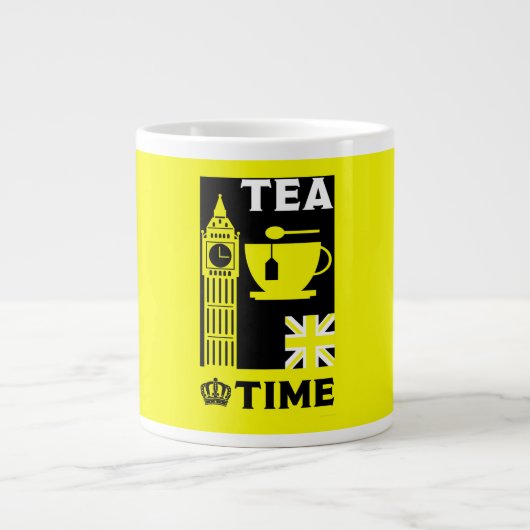 Classic British Tea Drinkers Jumbo-Tasse (Vorderseite)