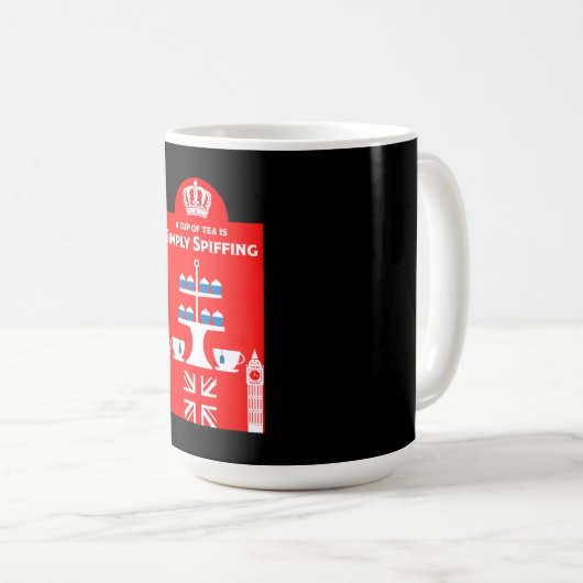 Classic British Tea Drinkers Kaffeetasse (VorderseiteRechts)