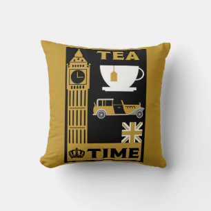 Classic British Tea Drinkers Kissen