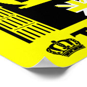 Classic British Tea Drinkers Poster (Ecke)