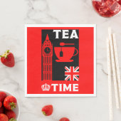 Classic British Tea Drinkers Serviette (Beispiel)