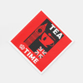 Classic British Tea Drinkers Serviette (Ecke)