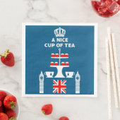 Classic British Tea Drinkers Serviette (Beispiel)