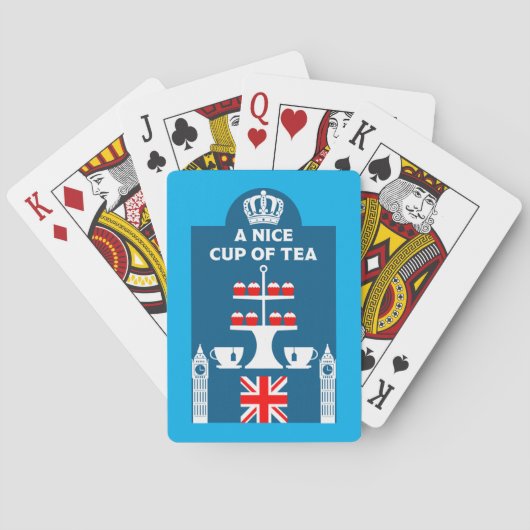 Classic British Tea Drinkers Spielkarten (Rückseite)