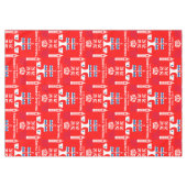 Classic British Tea Drinkers Tischdecke (Vorderseite (Horizontal))