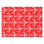 Classic British Tea Drinkers Tischdecke (Vorderseite (Horizontal))