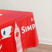 Classic British Tea Drinkers Tischdecke (Beispiel)
