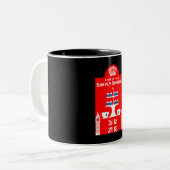 Classic British Tea Drinkers Zweifarbige Tasse (Vorderseite Links)