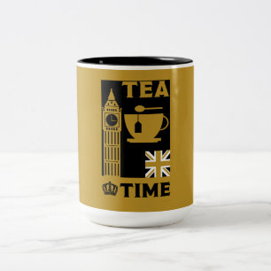 Classic British Tea Drinkers Zweifarbige Tasse