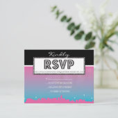 CLASSIC-BROADWAY-Antwort Einladung (Stehend Vorderseite)