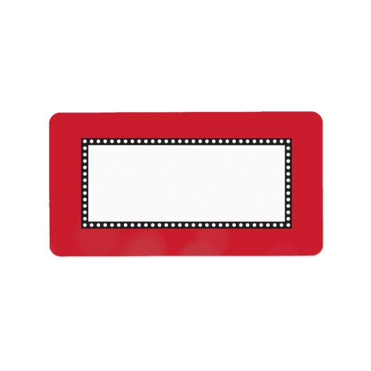 CLASSIC BROADWAY Bar Bat Mitzvah Einladung Adressaufkleber (Vorne)