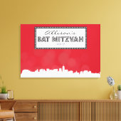 CLASSIC BROADWAY Bar Bat Mitzvah Unterschrift an B Leinwanddruck (Insitu (Wohnzimmer))
