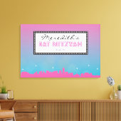 CLASSIC BROADWAY Bar Bat Mitzvah Unterschrift an B Leinwanddruck (Insitu (Wohnzimmer))