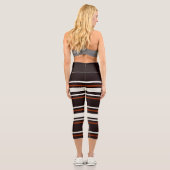 Classic Brown Capri Leggings (Rückseite)