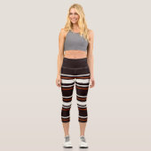 Classic Brown Capri Leggings (Vorderseite)