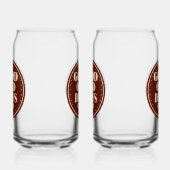 Classic Brown Good Old Days Club Emblem Dosenglas (Links)