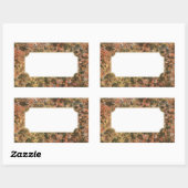 Classic Brown Marble Print Stickers (Blatt)