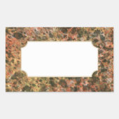 Classic Brown Marble Print Stickers (Vorderseite)