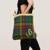 Classic Buchanan Tartan Karierte Mit Monogramm Tas Tasche (Von Nahem)