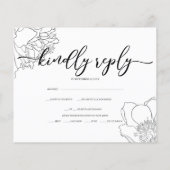 Classic/Budget/RSVP-Karte. Flyer (Hinten)